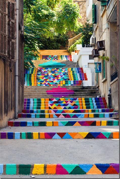 Colorful Stairs Pictures