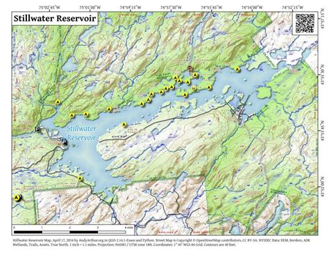 Map Stillwater Reservoir Andy