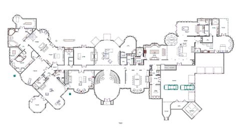 Some are small mansions in the 5,000 to 6,000 sq. Floor: Picture Of Plan Mega Mansion Floor Plans: Mega ...