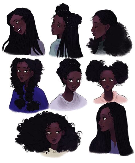 Cartoon Curly Hair Drawing Reference Pin By Raven Dark On Drawings Giblrisbox Wallpaper