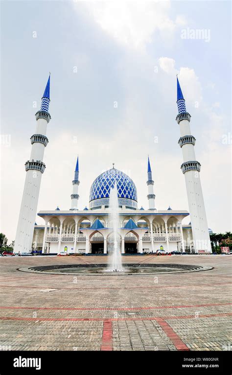 The Sultan Salahuddin Abdul Aziz Shah Mosque Also Known As Blue Mosque