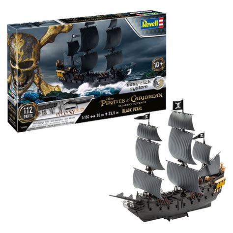 Revell Black Pearl Pirate Ship Easy Click Model Kit At Toys R Us Uk