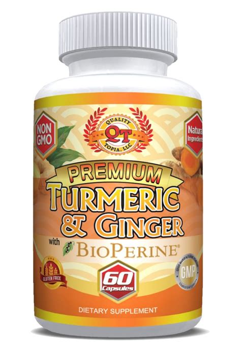 Turmeric Curcumin Mg With Ginger And Bioperine Capsule