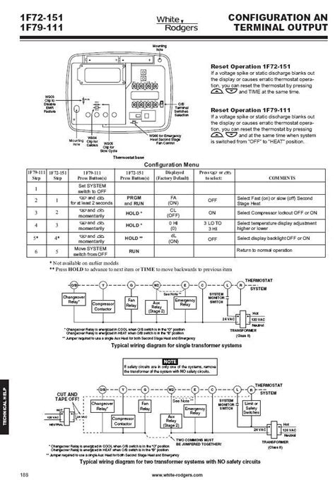 Now that you are armed with a basic. White Rodgers Thermostat Wiring Diagram Heat Pump