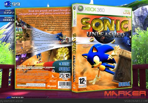 Sonic Unleashed Xbox 360 Box Art Cover By Marker