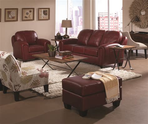 Best Home Furnishings Hammond Leather Collection Featuring Sofa Chair