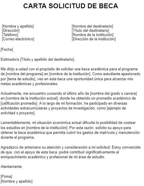 1️⃣ Carta De Solicitud De Beca Reporte De Lectura