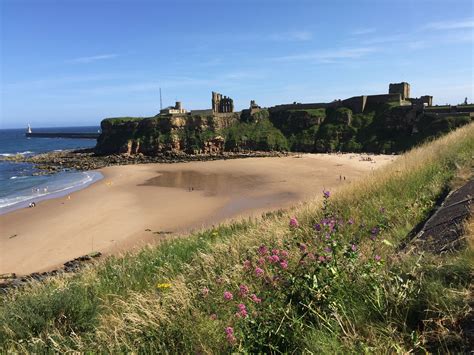 Tynemouth Castle And Priorynorth Shieldson The North East Coast Of