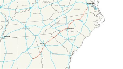 Interstate 85 Wikipedia Texas Mile Marker Map I 20