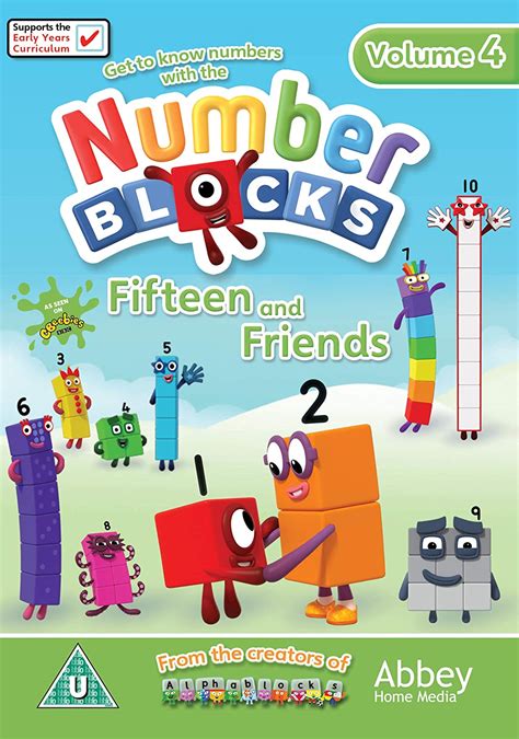 Numberblocks Fifteen And Friends Vol 4 Dvd Uk Dvd And Blu Ray