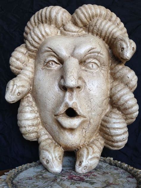 Marble Sculpture Depicting The Head Of Medusa Italy 20th Century