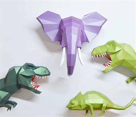 Inspiração Papercraft 3d By Poppypaper Origami Paper Paper Art