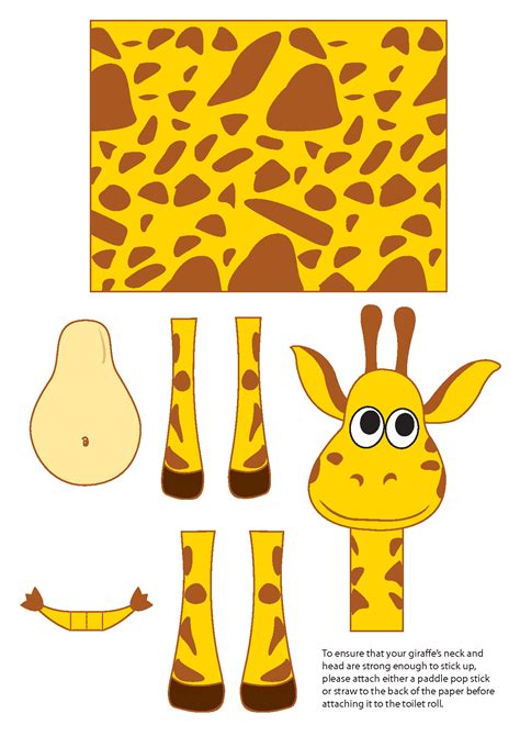 Giraffe Crafts Idea For Preschool Preschool And Kindergarten