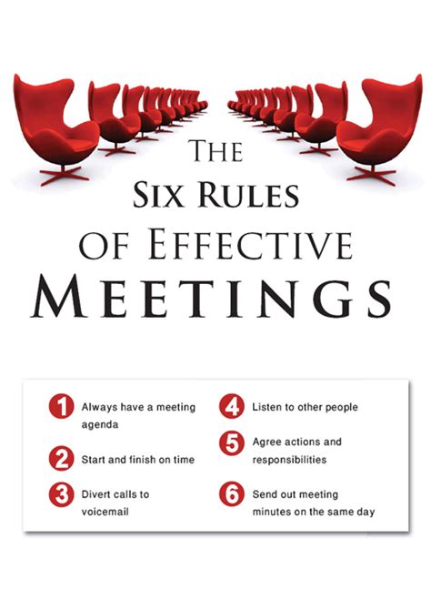 Poster Meeting Rules Behance