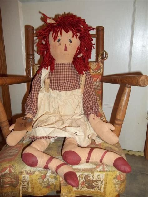 annie doll primitive dolls raggedy ann and andy primitive decorating