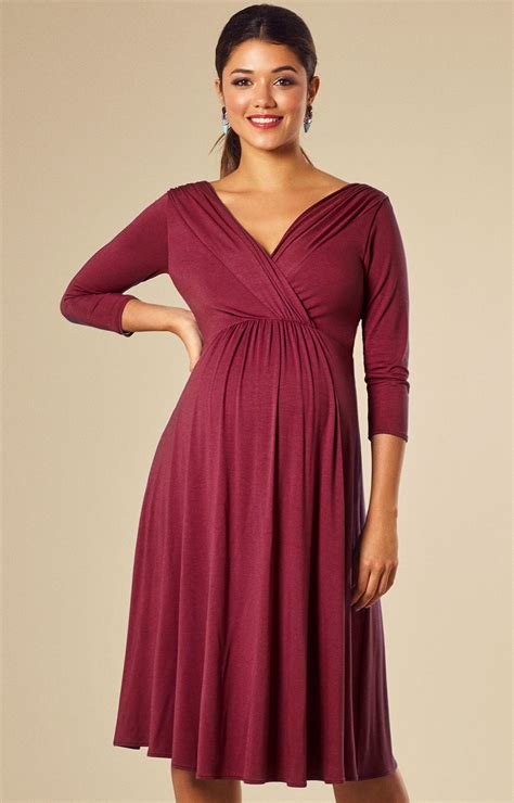 Willow Maternity Dress Burgundy Maternity Wedding Dresses Evening Wear And Party Clothes By