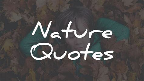 53 Short Nature Quotes Best Inspirational Thoughts On Nature 2023