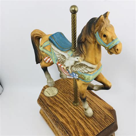 Willitts Designs Vintage Carousel Horse Music Box America The Etsy