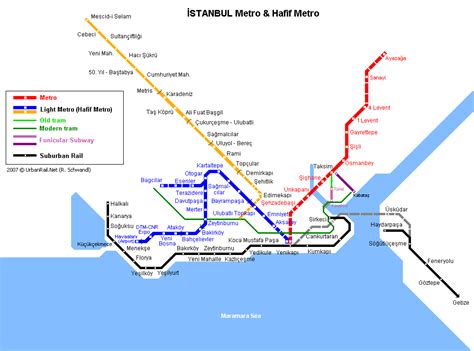 Istanbul Metro Map Travelsfinderscom