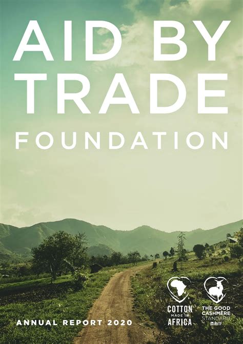 Aid By Trade Foundation Annual Report 2020 By Cotton Made In Africa Issuu