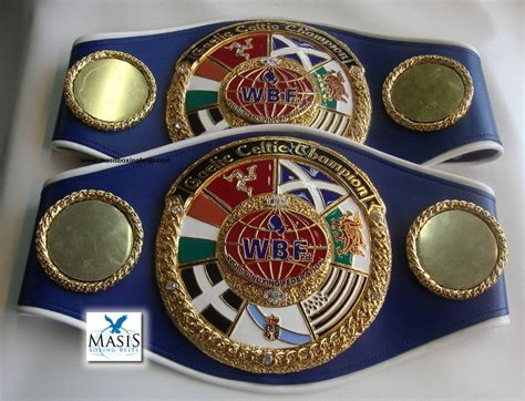 Wbfed World Boxing Federation Championship Belts Boxing Belts