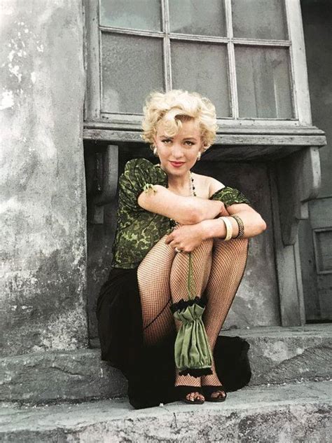 Marilyn Monroe Photographed By Milton H Greene On The Backlot Of Th