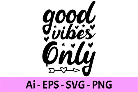 Good Vibes Only Svg Graphic By Raiihancrafts · Creative Fabrica