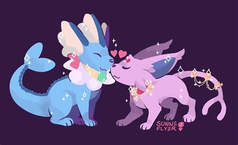 Every Eeveeltion Ship Vaporeon X Espeon Pokemon Eeveelutions