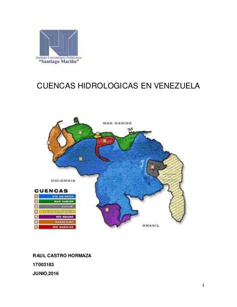 Cuencas Hidrograficas En Venezuela