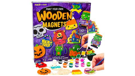 Made By Me Paint Your Own Wooden Halloween Magnets The Toy Insider