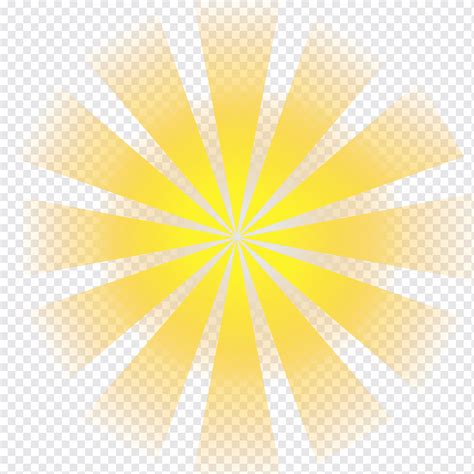 Yellow Rays Illustration Sunlight Sky Yellow Sunsunlight Computer