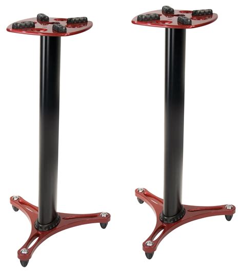 Ultimate Support Ult Ms90 36r Red Speaker Stands Pair