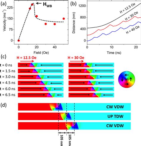Micromagnetic Simulations Of Domain Wall Propagation Dynamics In A T