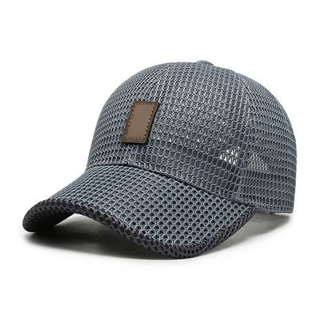 Cotonie Summer Extended Eaves Full Mesh Baseball Cap Outdoor Breathable