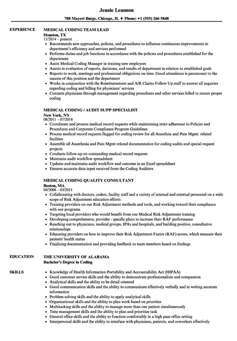 Medical resume examples & templates for medical field. Medical Coder Resume Sample | louiesportsmouth.com