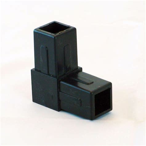 2 Way Elbow Plastic Right Angle 25mm End Joiner For Aluminium Square