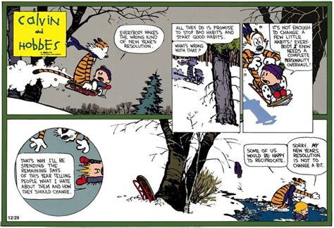 Calvin And Hobbes By Bill Watterson December 30 2012 Via Gocomics