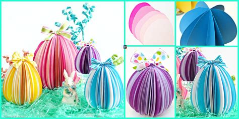 Diy Easter Paper Eggs Step By Step Tutorial Diy 4 Ever