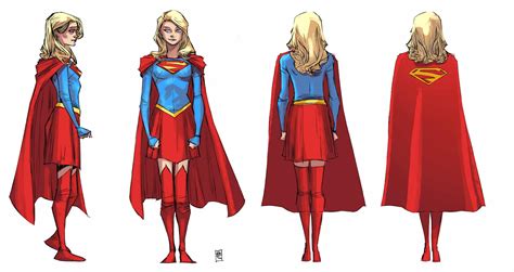 Supergirl Concept Art Dc Rebirth Artes9