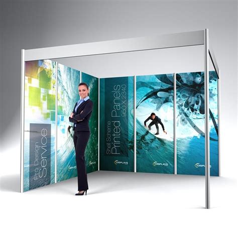 Shell Scheme Printed Wall Panel Graphics Idisplays Exhibitions And