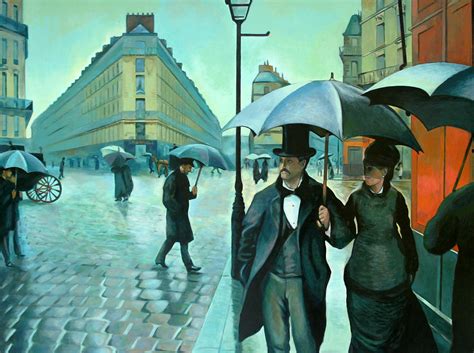 Paris Street Rainy Day Painting By Jose Roldan Rendon Pixels