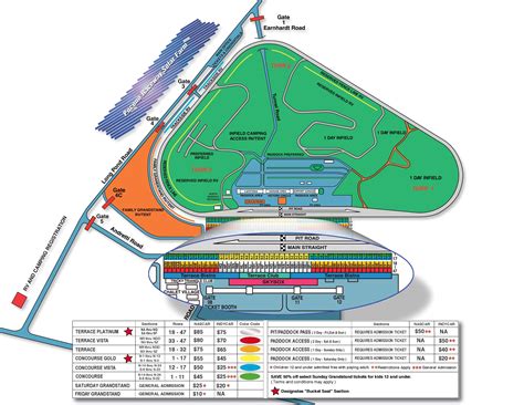 Pocono Raceway Seating Map Maps Database Source