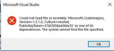 Brad Mckuhen Could Not Load File Or Assembly Microsoft Codeanalysis Riset