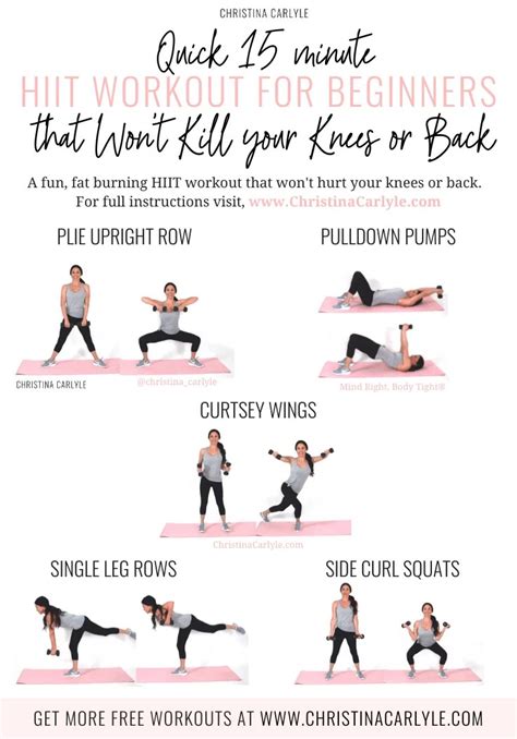 Low Impact Hiit Workout That Burns Fat And Wont Hurt Your Knees And Back