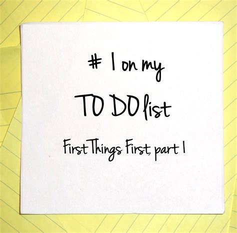 First Things First Part 1 1 On My To Do List Lydia Floren Belovedlove