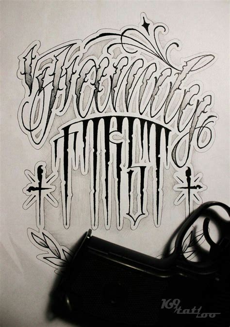 Chicano Tattoo Lettering And Fonts
