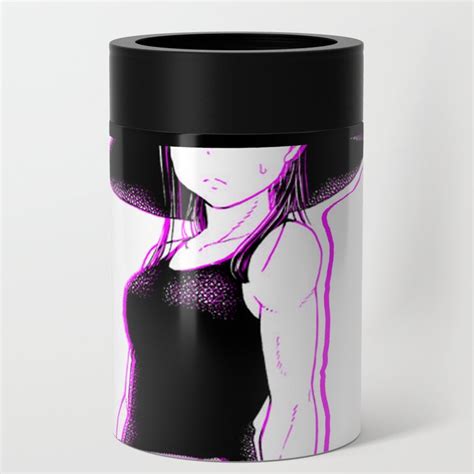 Maki Fire Force Waifu Sad Japanese Anime Aesthetic Can Cooler By