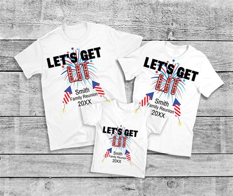 Top For Th Of July Family Reunion Shirts