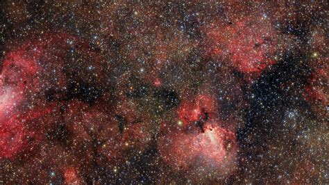 Download Wallpaper 3840x2160 Nebula Space Stars Red