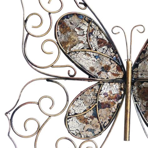 Handcrafted Iron Butterfly Wall Decor Boontoon